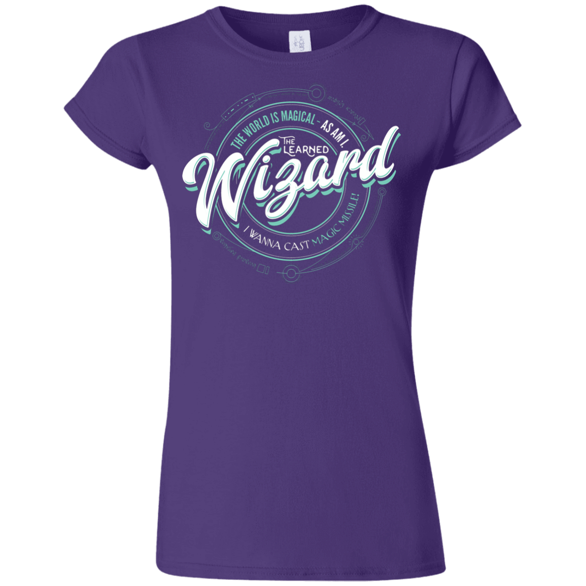 T-Shirts Purple / S Wizard Junior Slimmer-Fit T-Shirt