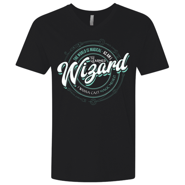 T-Shirts Black / X-Small Wizard Men's Premium V-Neck