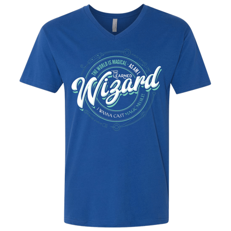 T-Shirts Royal / X-Small Wizard Men's Premium V-Neck