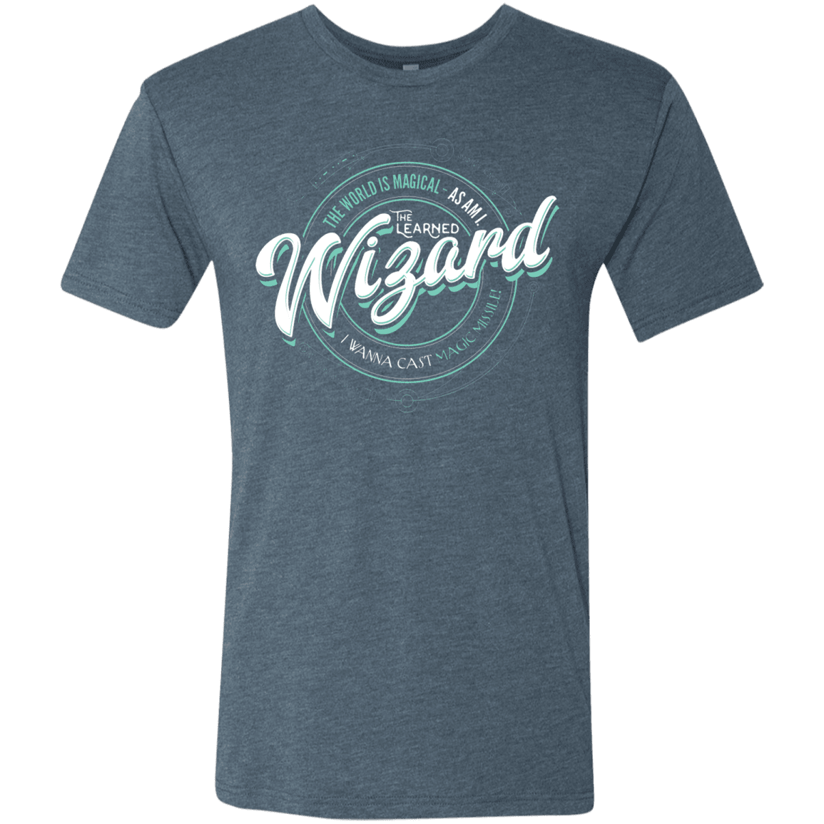 T-Shirts Indigo / S Wizard Men's Triblend T-Shirt