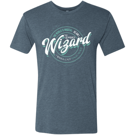 T-Shirts Indigo / S Wizard Men's Triblend T-Shirt