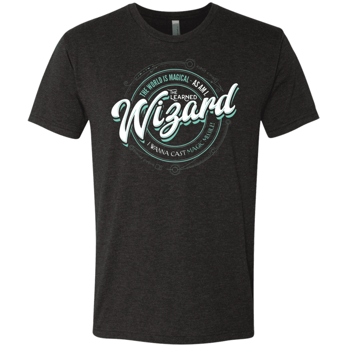 T-Shirts Vintage Black / S Wizard Men's Triblend T-Shirt