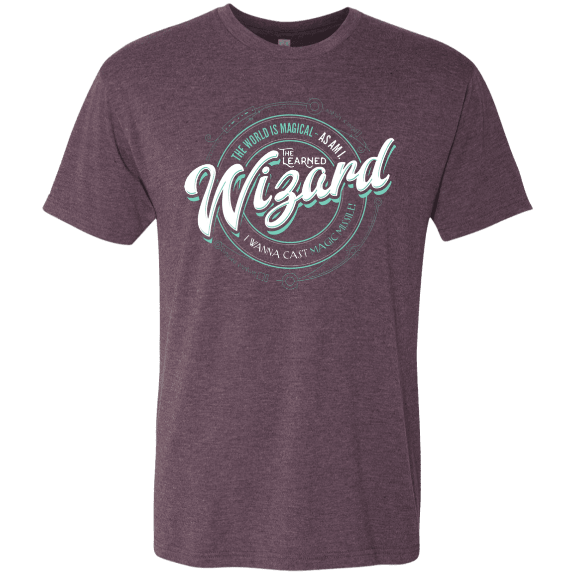 T-Shirts Vintage Purple / S Wizard Men's Triblend T-Shirt