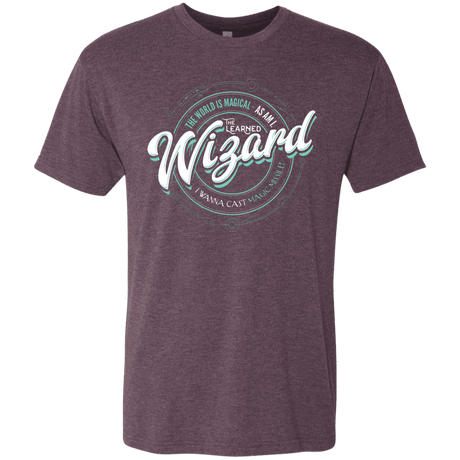 T-Shirts Vintage Purple / S Wizard Men's Triblend T-Shirt