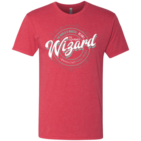 T-Shirts Vintage Red / S Wizard Men's Triblend T-Shirt