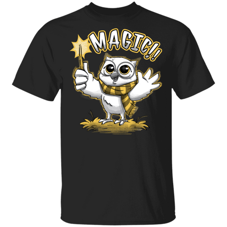 T-Shirts Black / S Wizard Owl T-Shirt