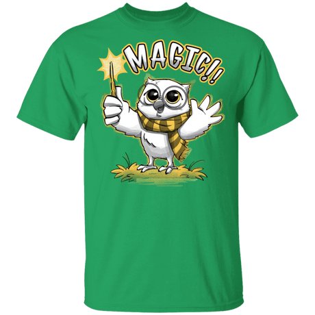 T-Shirts Irish Green / S Wizard Owl T-Shirt