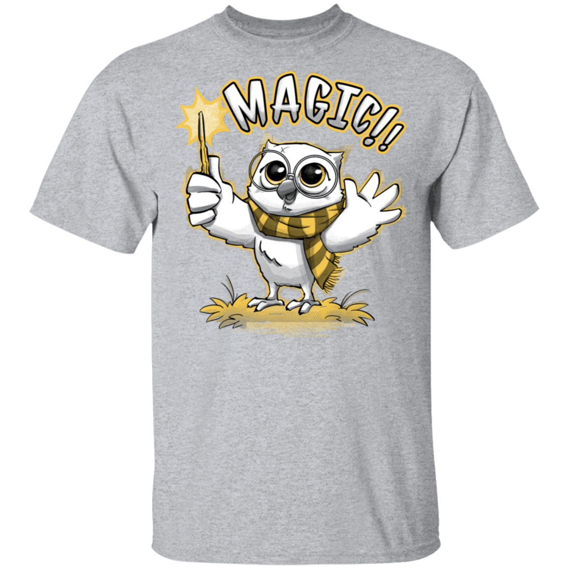 T-Shirts Sport Grey / S Wizard Owl T-Shirt