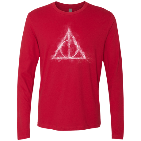T-Shirts Red / Small WIZARD SMOKE Men's Premium Long Sleeve