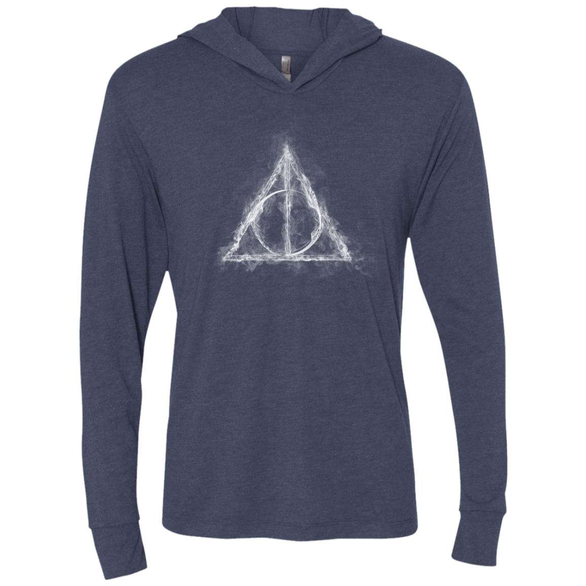 T-Shirts Vintage Navy / X-Small WIZARD SMOKE Triblend Long Sleeve Hoodie Tee