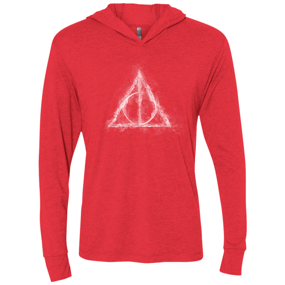 T-Shirts Vintage Red / X-Small WIZARD SMOKE Triblend Long Sleeve Hoodie Tee
