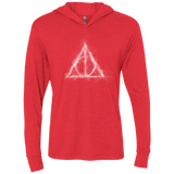 T-Shirts Vintage Red / X-Small WIZARD SMOKE Triblend Long Sleeve Hoodie Tee