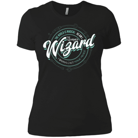 T-Shirts Black / X-Small Wizard Women's Premium T-Shirt
