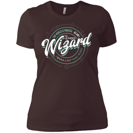 T-Shirts Dark Chocolate / X-Small Wizard Women's Premium T-Shirt