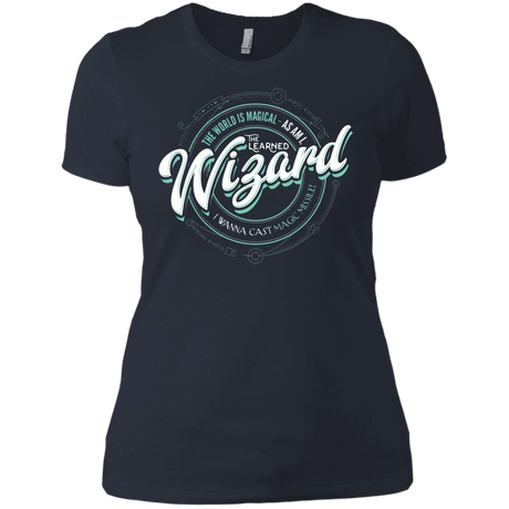 T-Shirts Indigo / X-Small Wizard Women's Premium T-Shirt