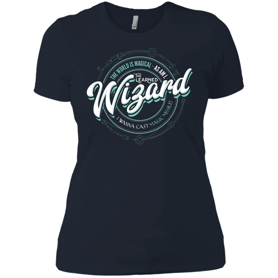 T-Shirts Midnight Navy / X-Small Wizard Women's Premium T-Shirt
