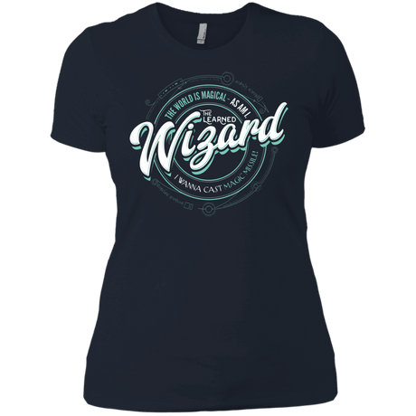 T-Shirts Midnight Navy / X-Small Wizard Women's Premium T-Shirt