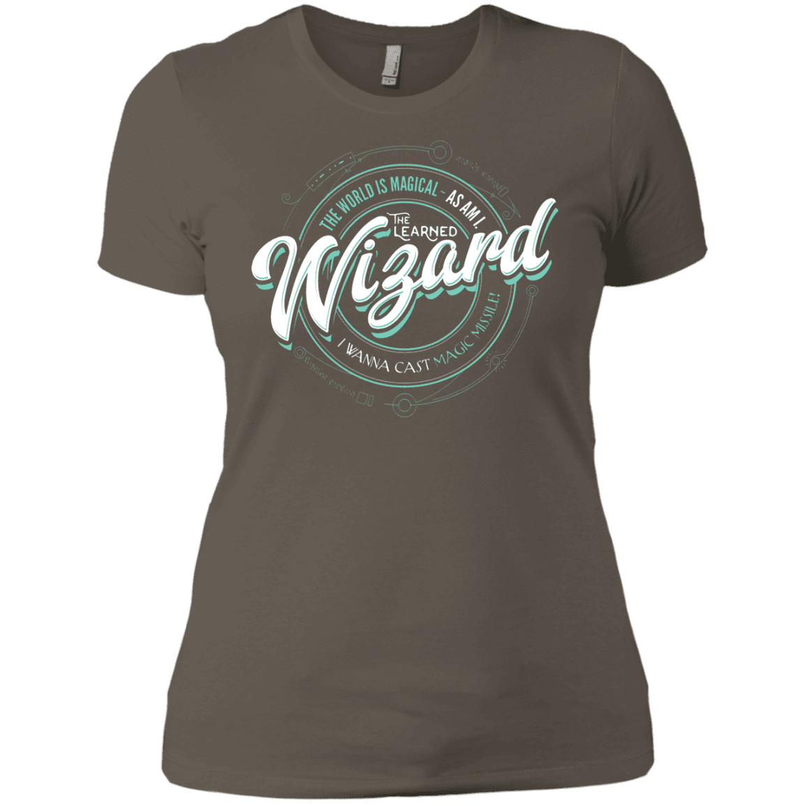 T-Shirts Warm Grey / X-Small Wizard Women's Premium T-Shirt