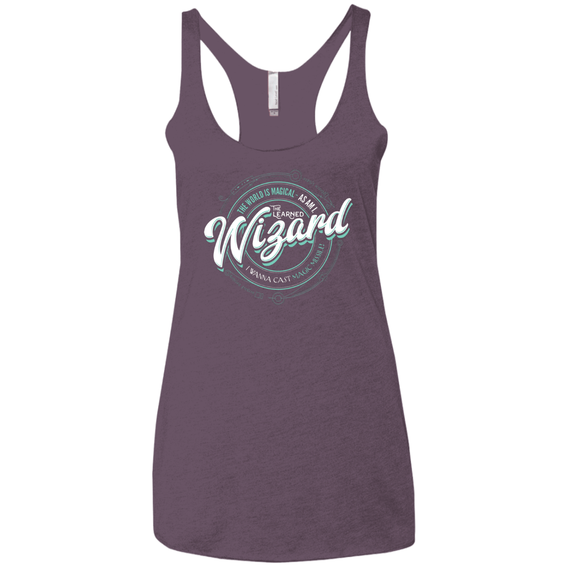 Wizard Women's Triblend Racerback Tank