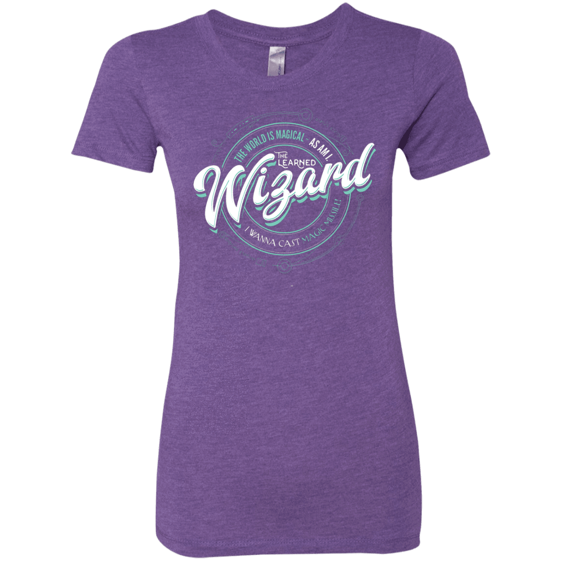 T-Shirts Purple Rush / S Wizard Women's Triblend T-Shirt