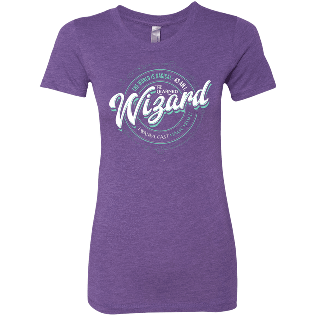 T-Shirts Purple Rush / S Wizard Women's Triblend T-Shirt