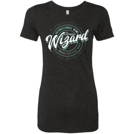 T-Shirts Vintage Black / S Wizard Women's Triblend T-Shirt
