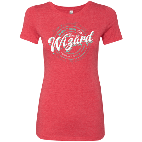 T-Shirts Vintage Red / S Wizard Women's Triblend T-Shirt
