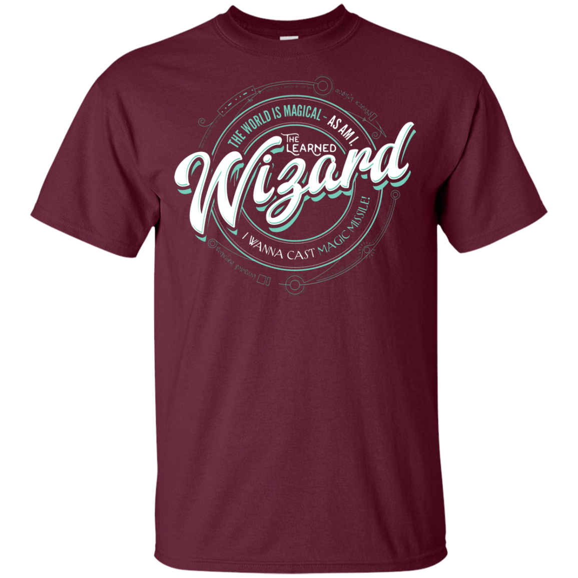 T-Shirts Maroon / YXS Wizard Youth T-Shirt