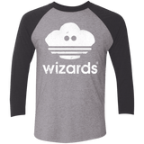 T-Shirts Premium Heather/ Vintage Black / X-Small Wizards Men's Triblend 3/4 Sleeve