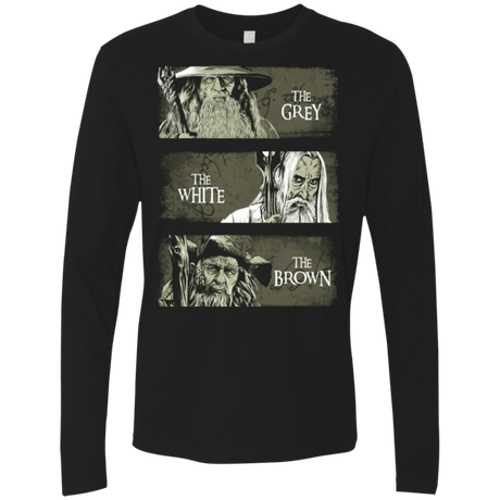 T-Shirts Black / Small Wizards of Middle Earth Men's Premium Long Sleeve