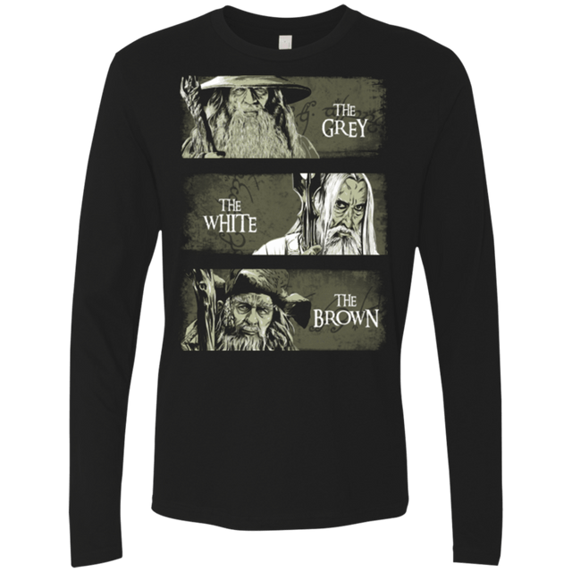 T-Shirts Black / Small Wizards of Middle Earth Men's Premium Long Sleeve