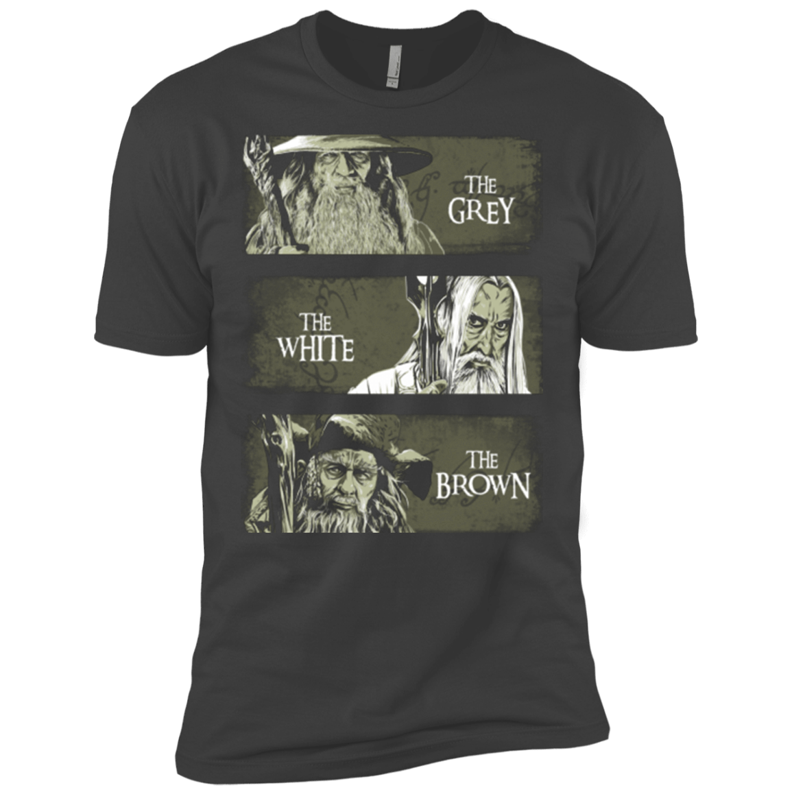 T-Shirts Heavy Metal / X-Small Wizards of Middle Earth Men's Premium T-Shirt