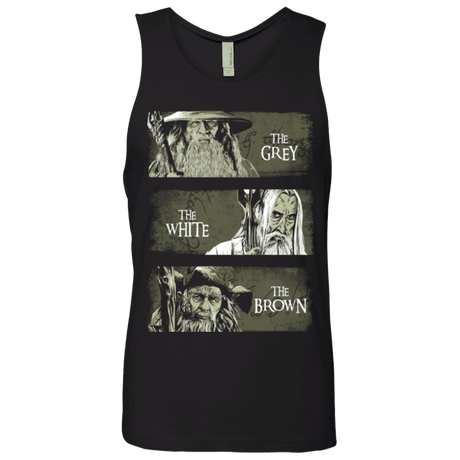 T-Shirts Black / Small Wizards of Middle Earth Men's Premium Tank Top