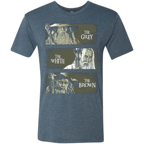 T-Shirts Indigo / Small Wizards of Middle Earth Men's Triblend T-Shirt