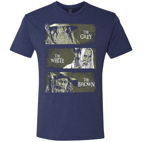 T-Shirts Vintage Navy / Small Wizards of Middle Earth Men's Triblend T-Shirt