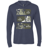 T-Shirts Vintage Navy / X-Small Wizards of Middle Earth Triblend Long Sleeve Hoodie Tee