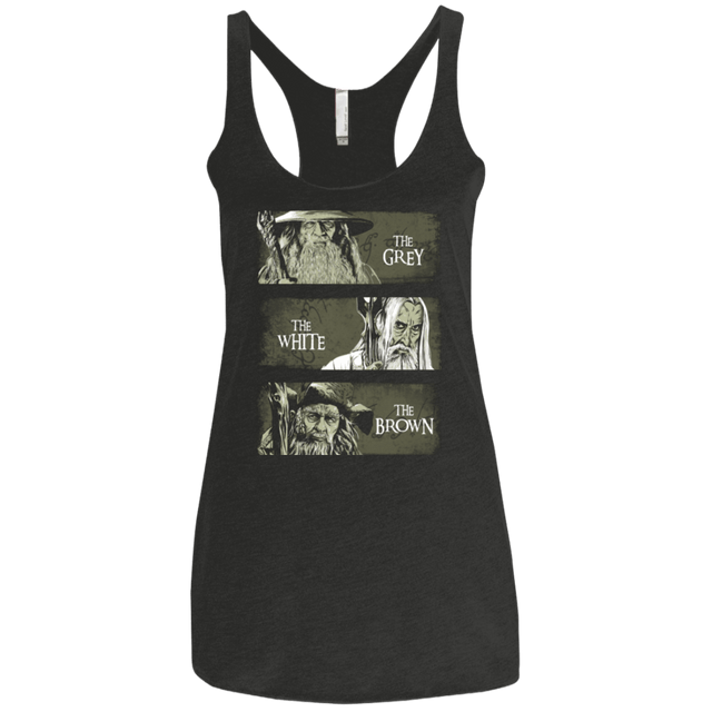T-Shirts Vintage Black / X-Small Wizards of Middle Earth Women's Triblend Racerback Tank