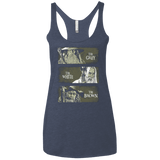 T-Shirts Vintage Navy / X-Small Wizards of Middle Earth Women's Triblend Racerback Tank