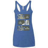 T-Shirts Vintage Royal / X-Small Wizards of Middle Earth Women's Triblend Racerback Tank