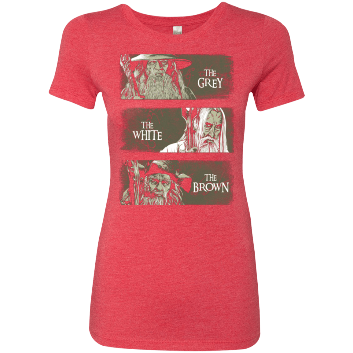 T-Shirts Vintage Red / Small Wizards of Middle Earth Women's Triblend T-Shirt