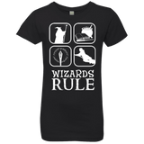 T-Shirts Black / YXS Wizards Rule Girls Premium T-Shirt
