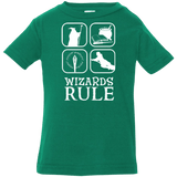 T-Shirts Kelly / 6 Months Wizards Rule Infant Premium T-Shirt
