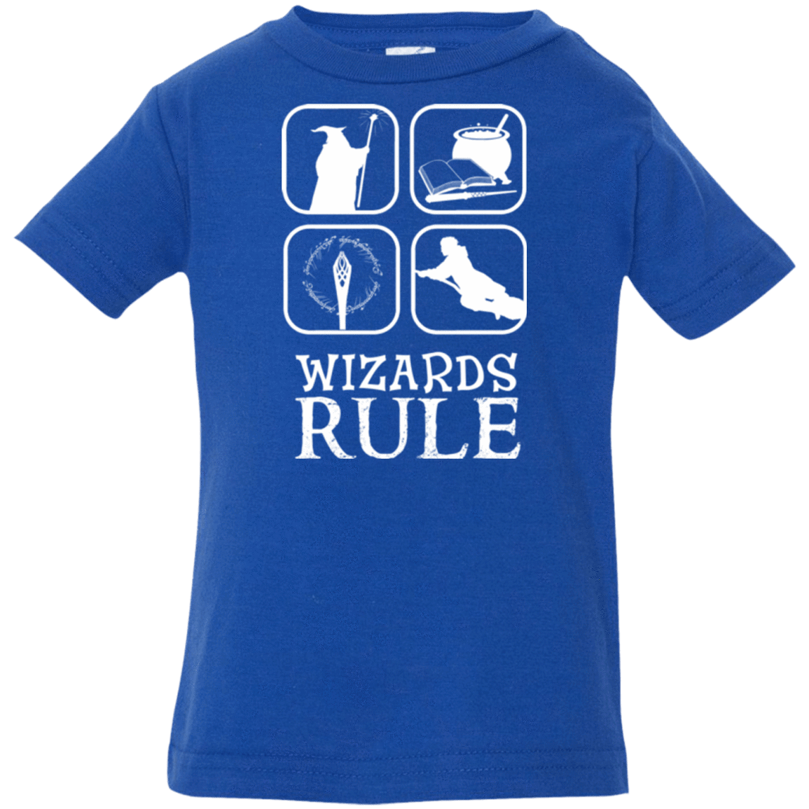 T-Shirts Royal / 6 Months Wizards Rule Infant Premium T-Shirt