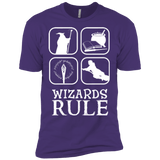 T-Shirts Purple / X-Small Wizards Rule Men's Premium T-Shirt