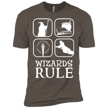 T-Shirts Warm Grey / X-Small Wizards Rule Men's Premium T-Shirt