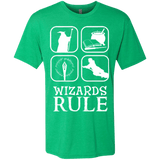 T-Shirts Envy / Small Wizards Rule Men's Triblend T-Shirt