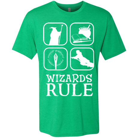 T-Shirts Envy / Small Wizards Rule Men's Triblend T-Shirt