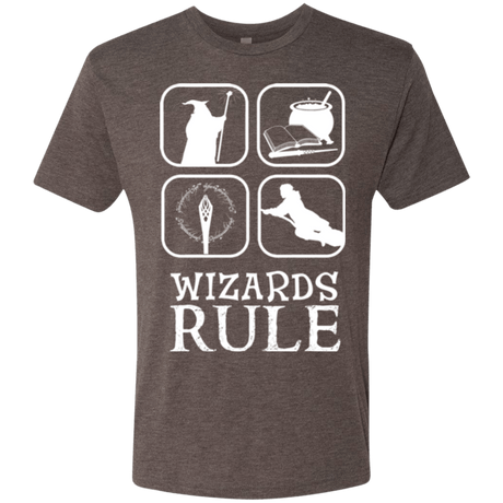 T-Shirts Macchiato / Small Wizards Rule Men's Triblend T-Shirt