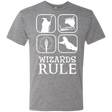 T-Shirts Premium Heather / Small Wizards Rule Men's Triblend T-Shirt