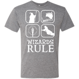 T-Shirts Premium Heather / Small Wizards Rule Men's Triblend T-Shirt
